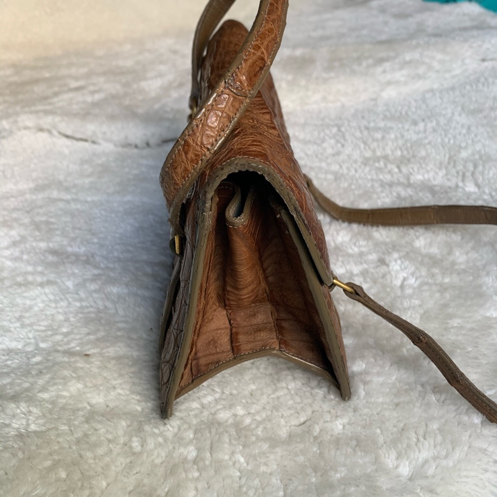 Vintage Croco Sauvage by Lucille de Paris handbag - Picture 3 of 8